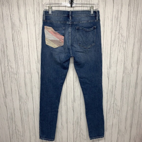 Womens Size 29 Frame Le Skinny De Jeanne Willow Spring Jeans EUC - Picture 4 of 6